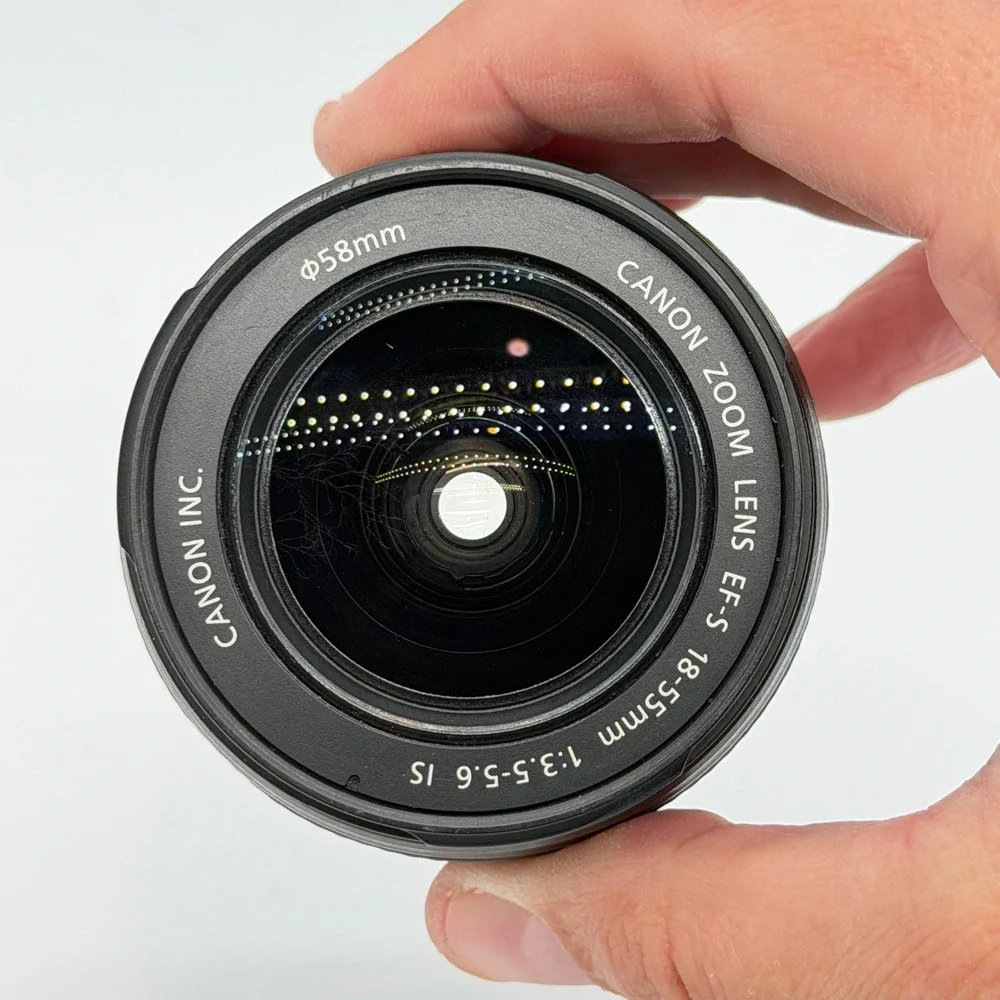 Canon EF-S 18-55mm f3.5-5.6 IS Zoom Lens with Image Stabilizer 58mm Black